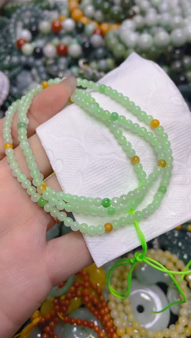 颈饰未镶嵌翡翠3mm