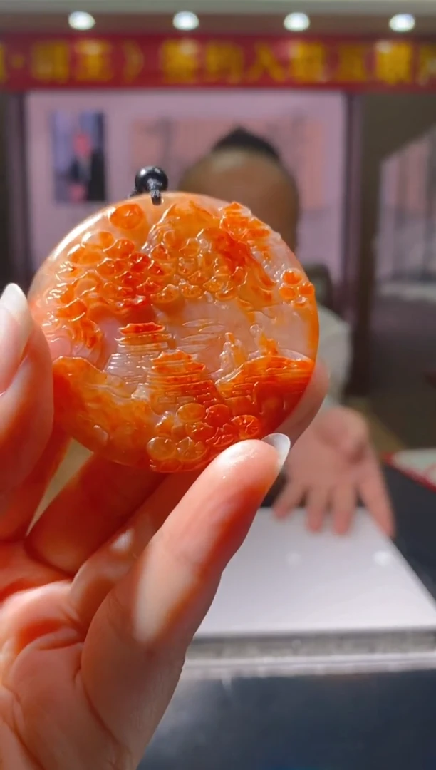 颈饰未镶嵌翡翠LL翡翠吊坠-11