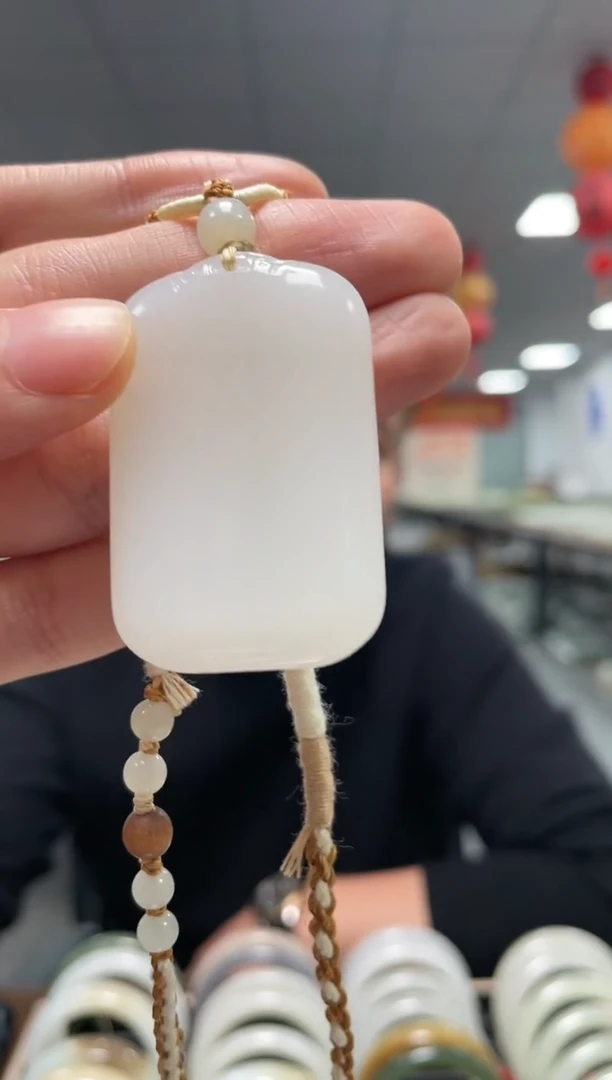 未镶嵌和田玉挂件无事牌挂件一件