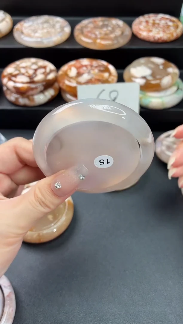 手镯玛瑙/玉髓未镶嵌石英质玉55圈(赠送镯心)圈口建议拍大