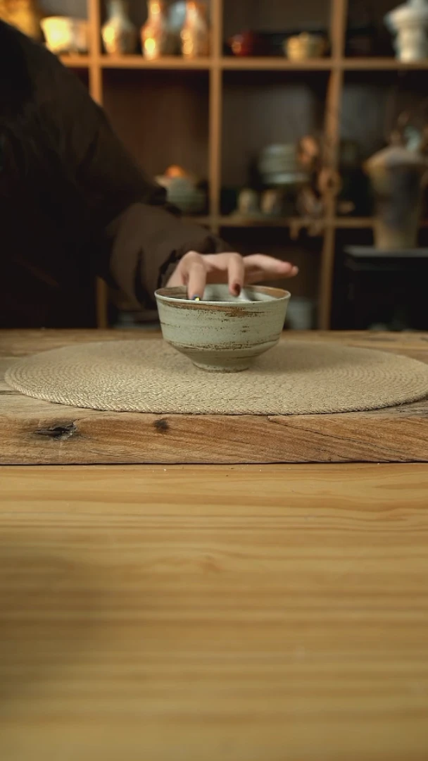 岁月风情系列的直筒米饭碗1个