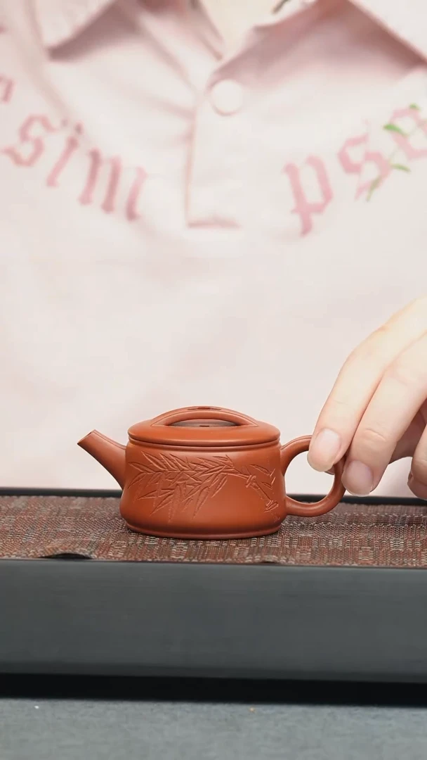 茶壶紫砂五堂 虚瓦-好久不见-刻