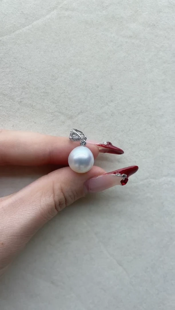 【闪购商品】海水珍珠吊坠银S925镶嵌Y26