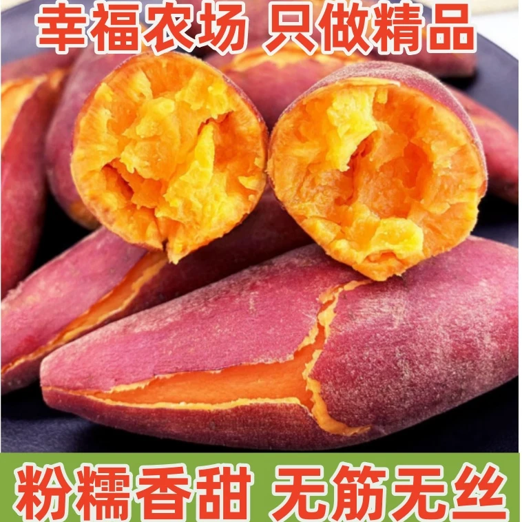 【次日达】精选正宗河南沙地西瓜红蜜薯红心蜜薯西瓜红蜜薯软糯香甜无筋无丝红薯