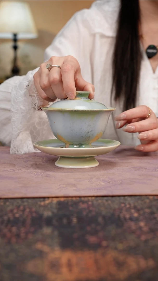 杯景德镇陶瓷杯碗柴烧多人