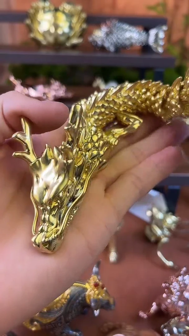 五爪金龙特大号摆件
