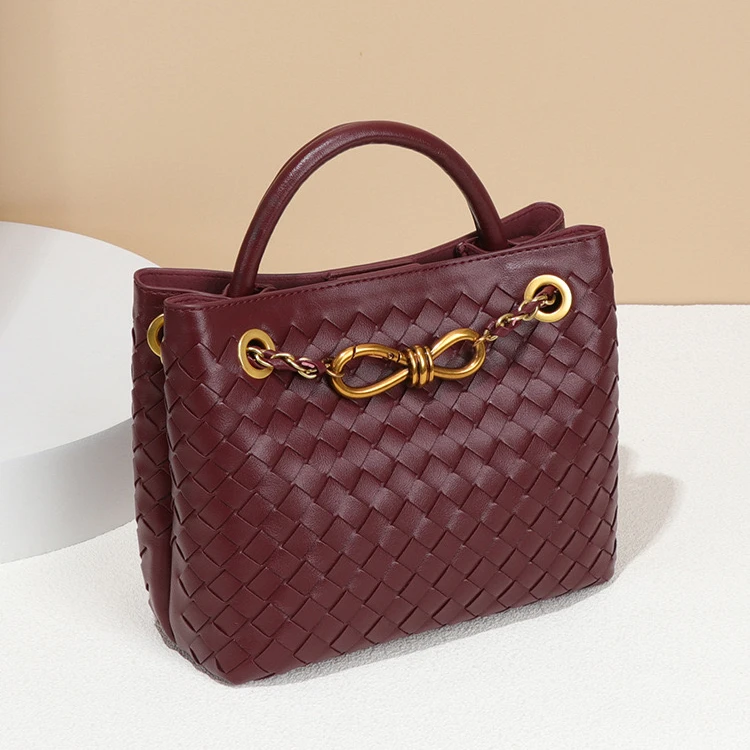 【YY-设计】2025新款手提托特斜挎编织Andiamo包