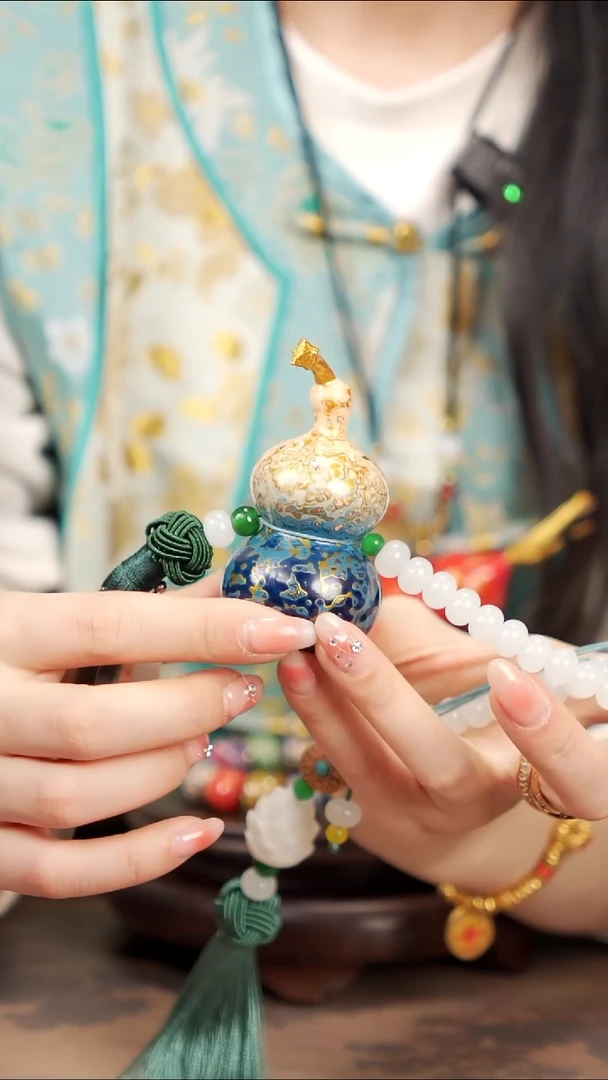 【闪购商品】146易林漂漆车挂手捻葫芦----168