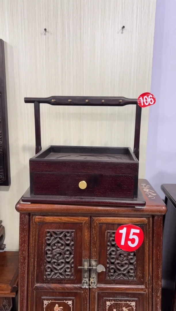 木木紫檀木挂盒储物盒