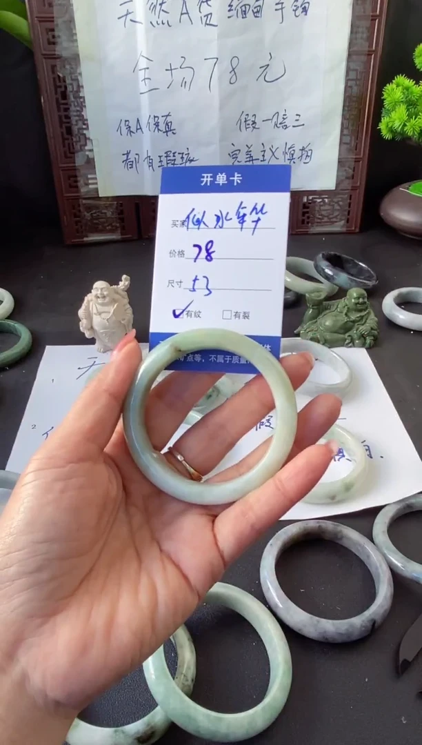 未镶嵌手镯翡翠似**华翡翠手镯#21