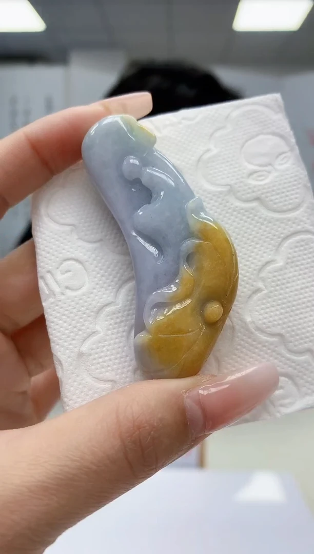 【闪购商品】翡翠颈饰未镶嵌5145lr-jj挂件3