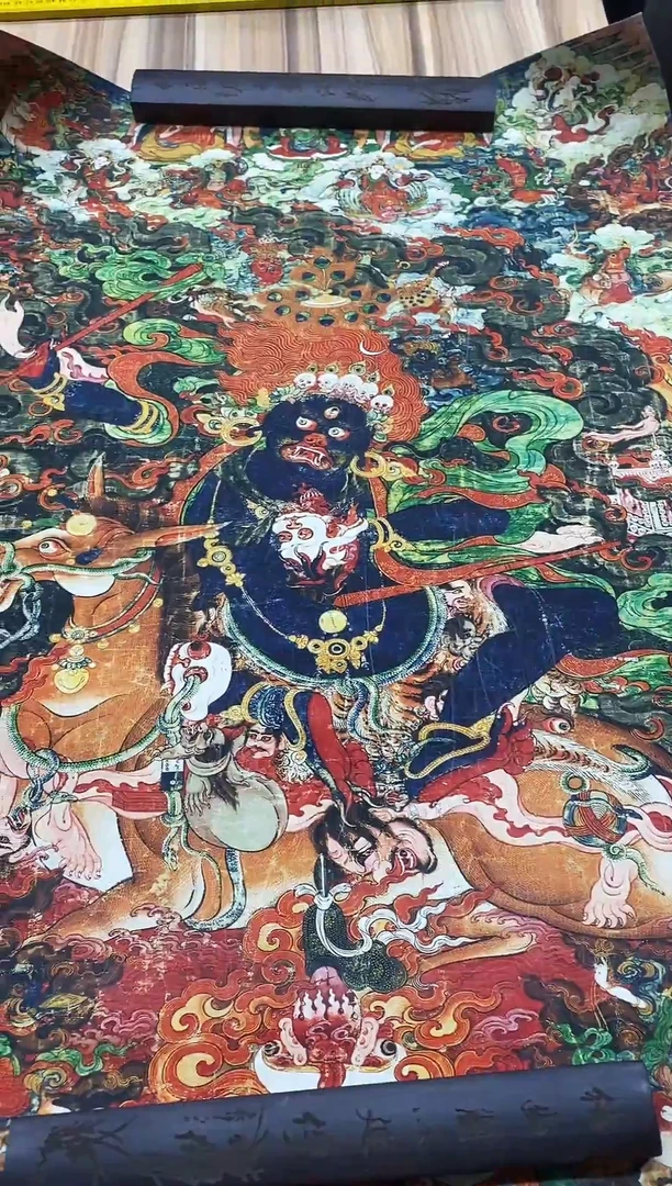 卷轴画精品挂饰 唐卡tk16302