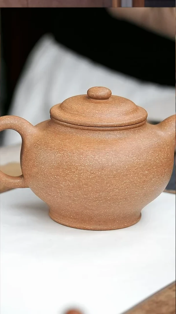 茶壶紫砂f****7桃花泥掇只微瑕