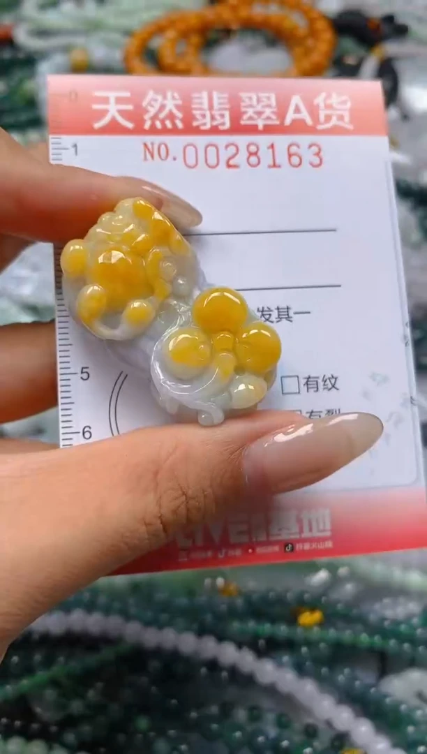 翡翠未镶嵌颈饰闪购0028163