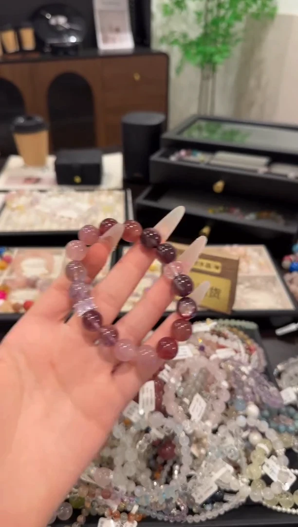 水晶手链合金乌梅子酱x1851