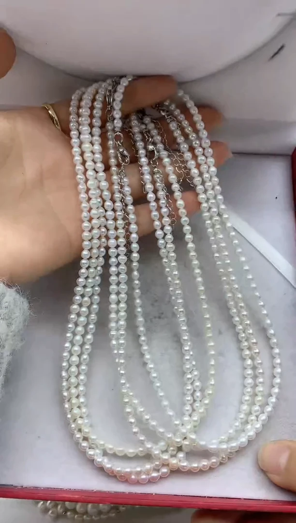 【闪购商品】淡水珍珠颈饰未镶嵌多样性发其一非无暇