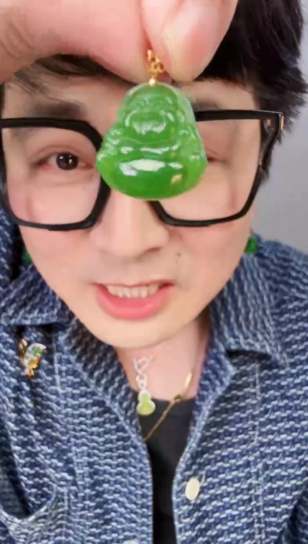 【闪购商品】和田玉颈饰18K金镶嵌一件