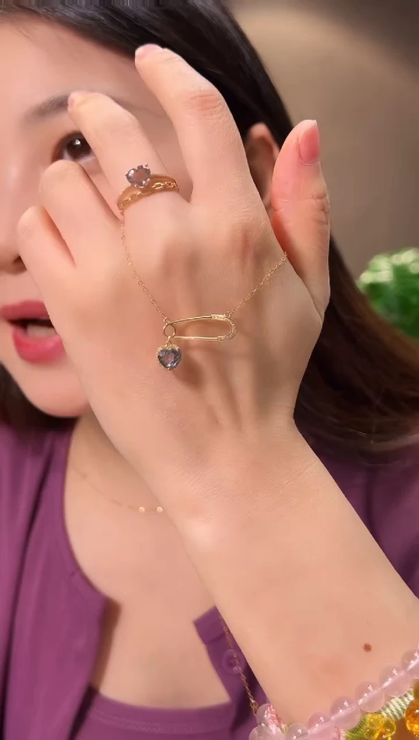 尖晶石戒指18K金镶嵌6【主石1.35ct】