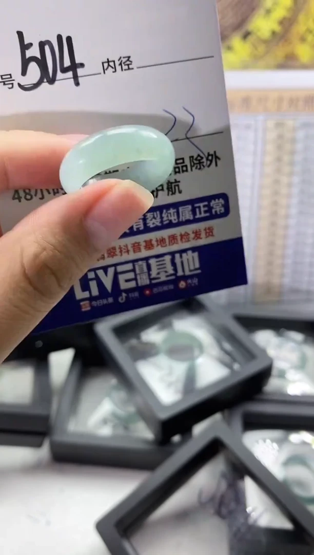 未镶嵌戒指翡翠504