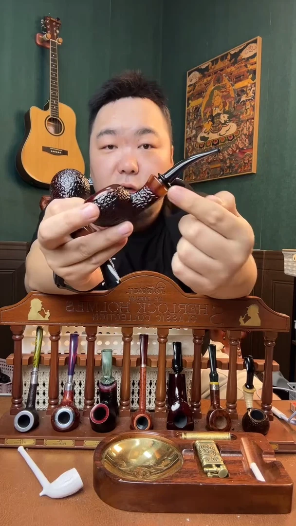 石楠木木雕款意大利进口石楠木烟斗