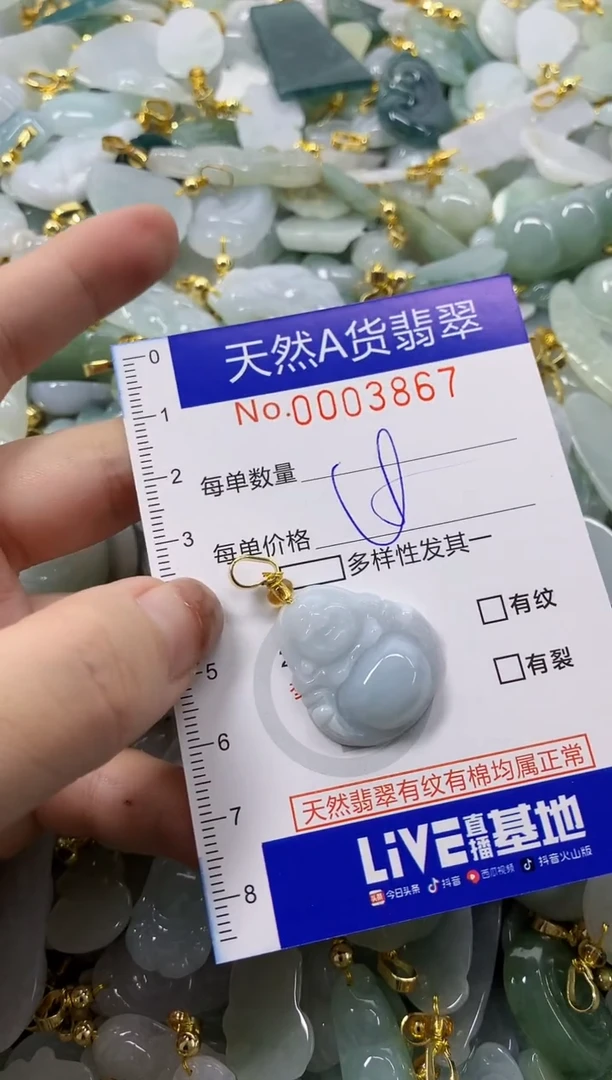 颈饰未镶嵌翡翠天然A货翡翠