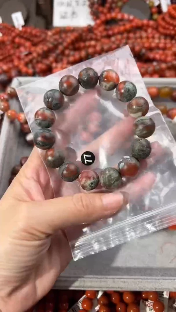 南红玛瑙手串未镶嵌14+