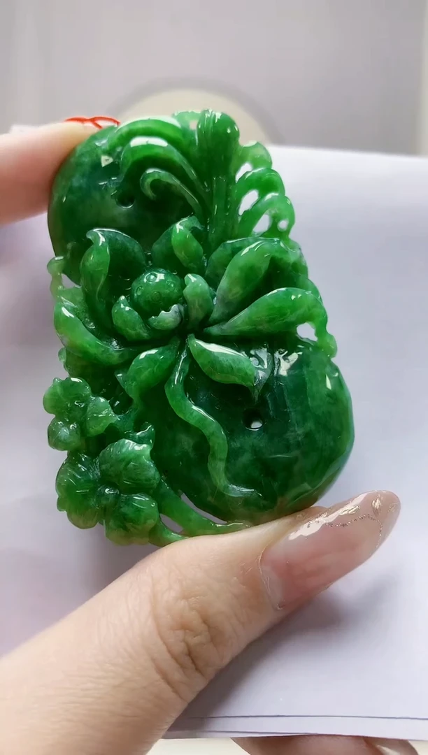 未镶嵌定制翡翠4852jw-毛货挂件194