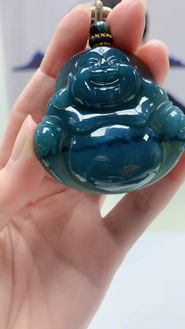 【闪购商品】定制翡翠未镶嵌4917zm-毛货挂件佛公78