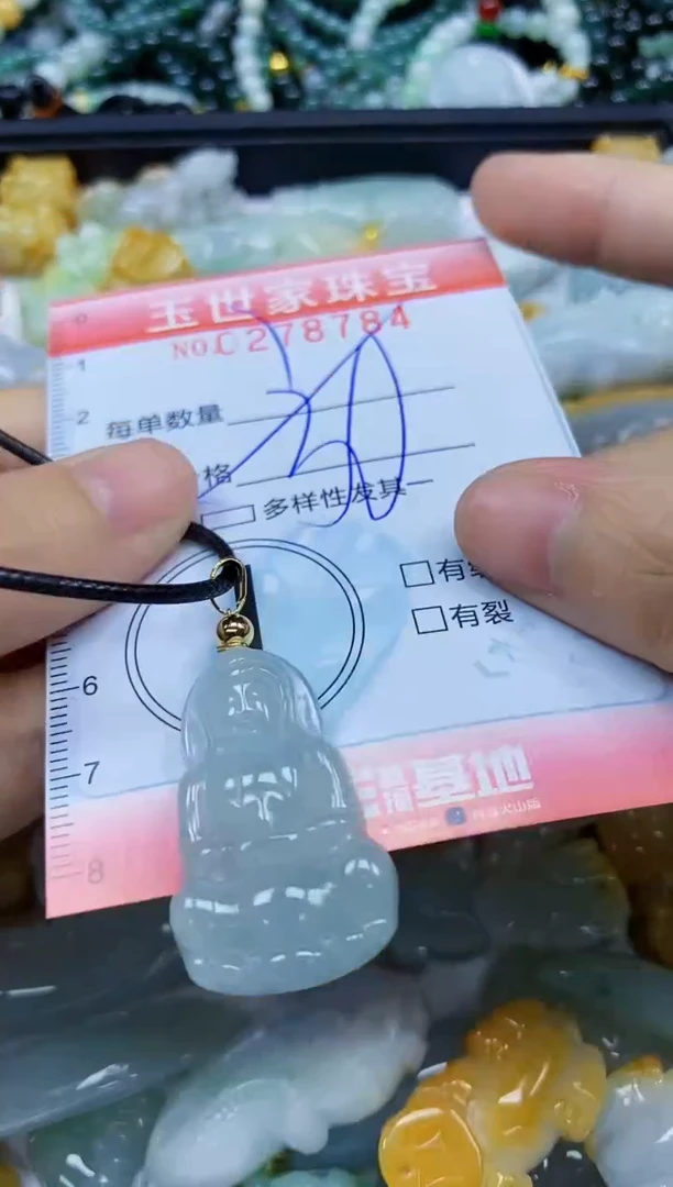 翡翠未镶嵌颈饰闪购0278784多样性发其一