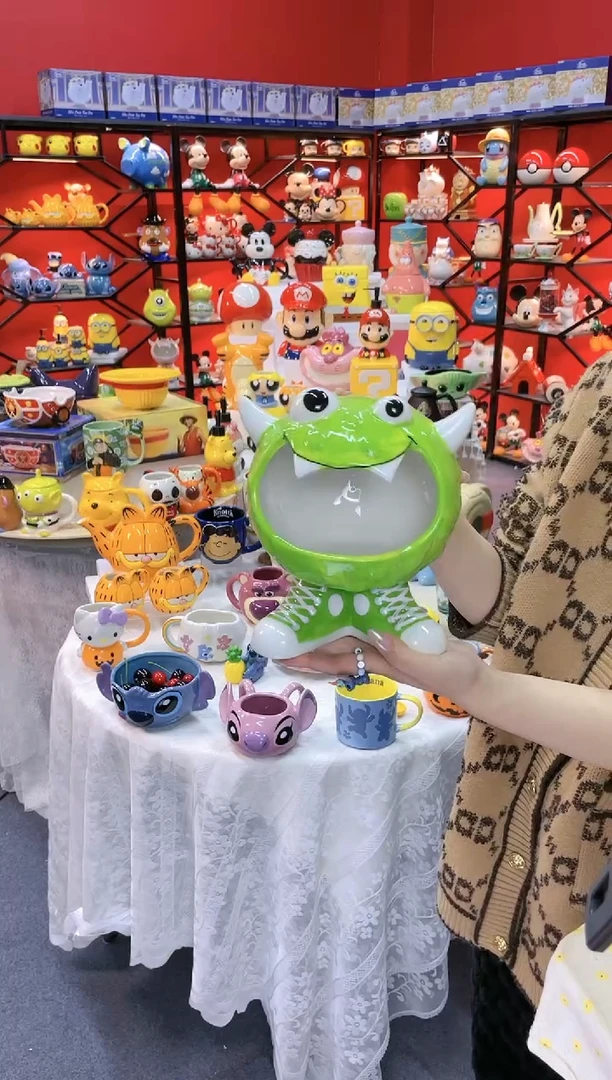 【闪购商品】.@@小怪兽玄关摆件收纳