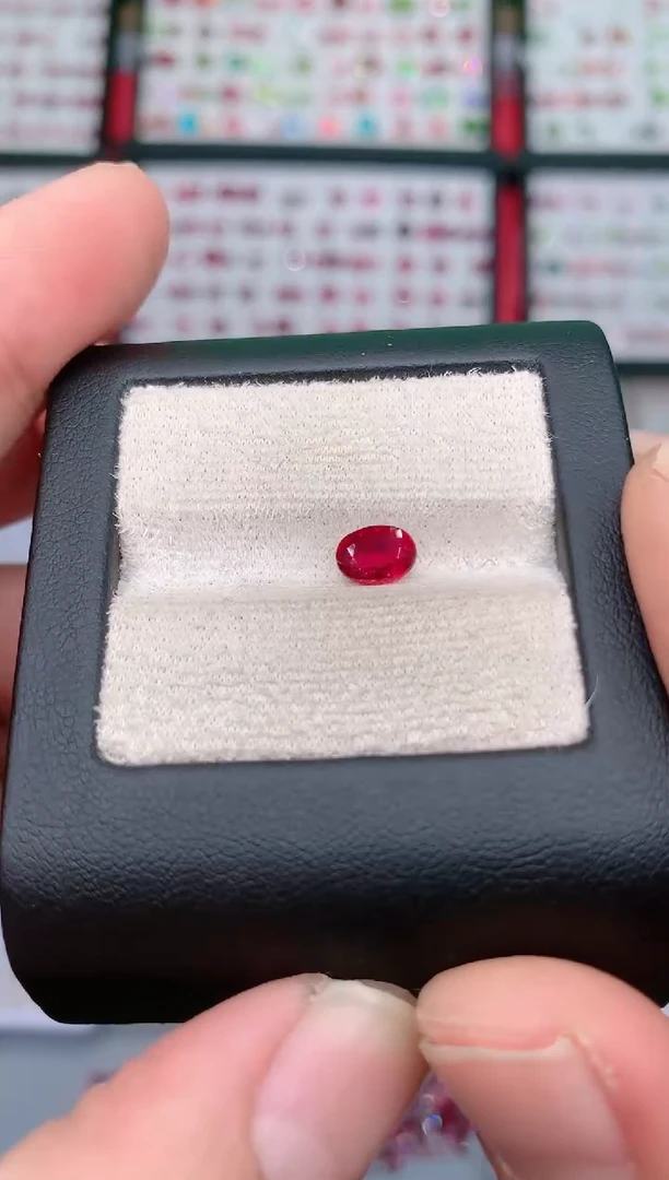 【闪购商品】红宝石裸石未镶嵌鸽血红GRS1.01ct
