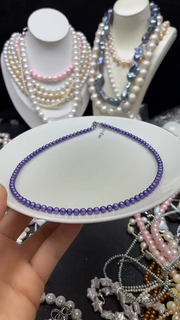 淡水珍珠未镶嵌颈饰多人