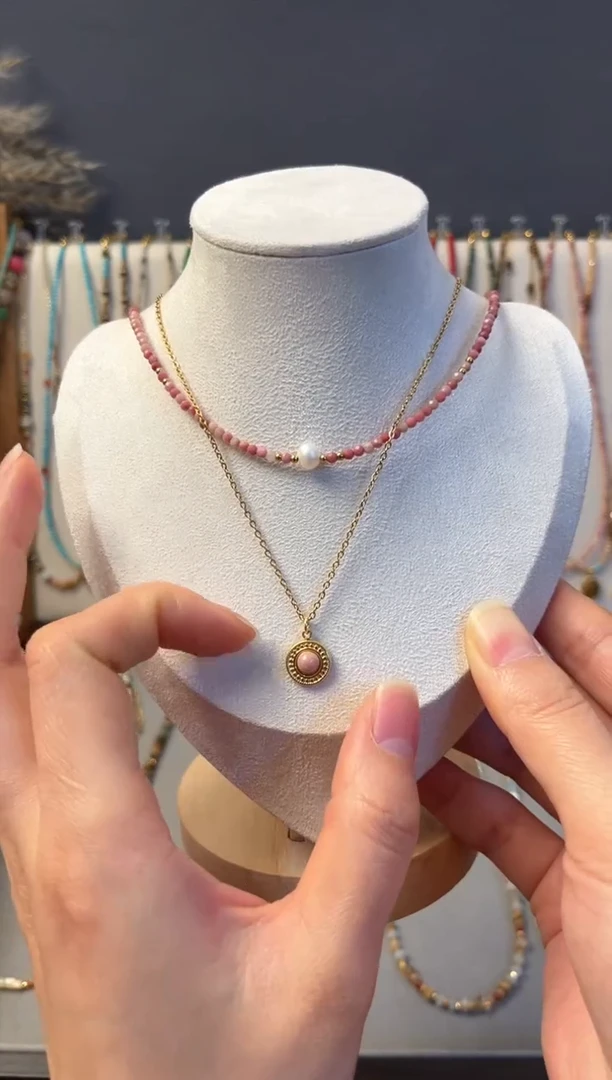 【闪购商品】石英质玉项链合金1号