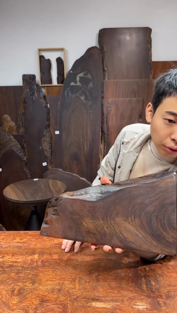 风车木（黑檀木）尺寸34*15*2编号008