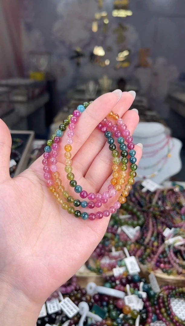 【闪购商品】碧玺/未镶嵌5mm+碧玺多圈多样性发货