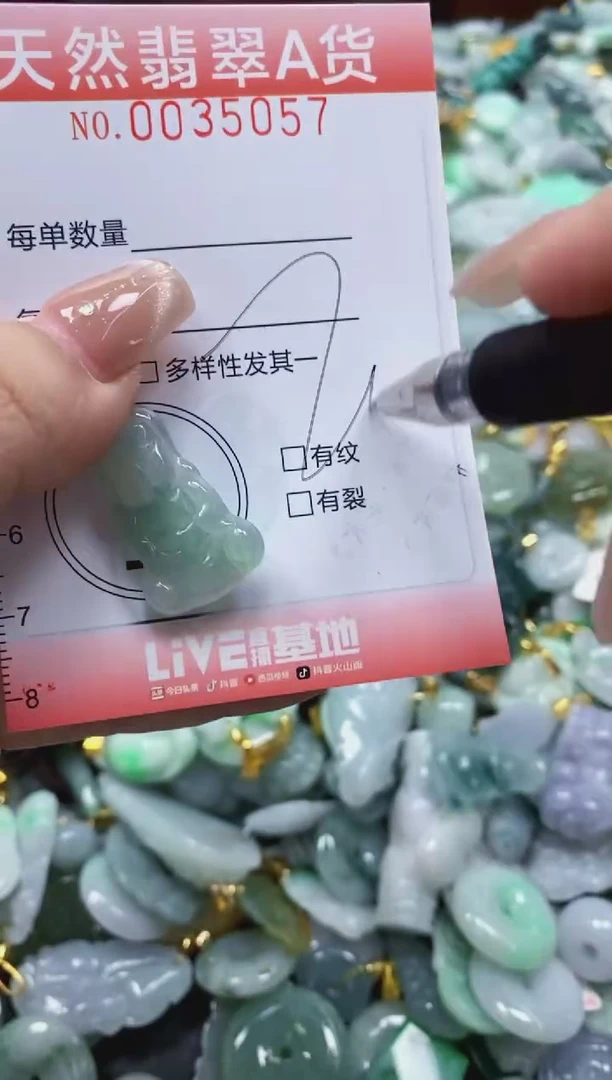 翡翠未镶嵌颈饰闪购0035057
