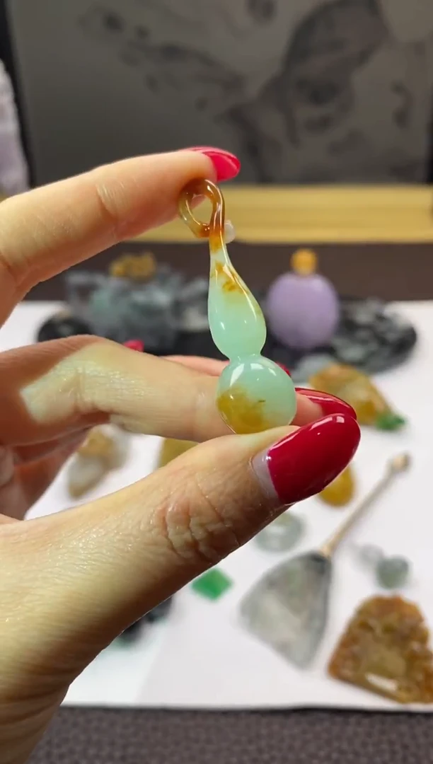 未镶嵌挂件翡翠葫芦