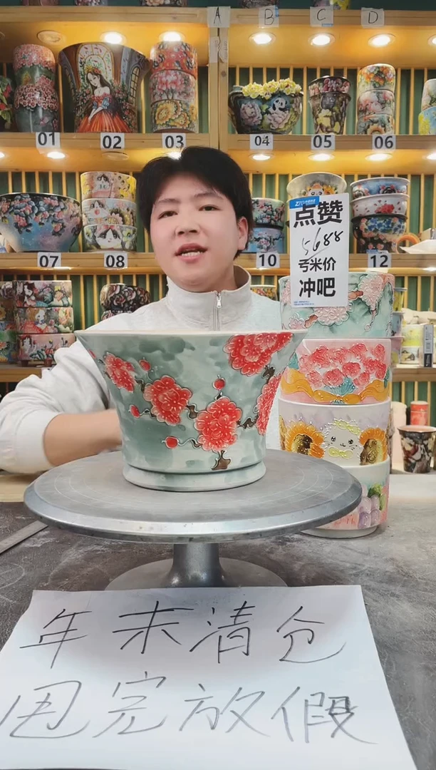 【闪购商品】瓷片默认微瑕一物一拍0118-013