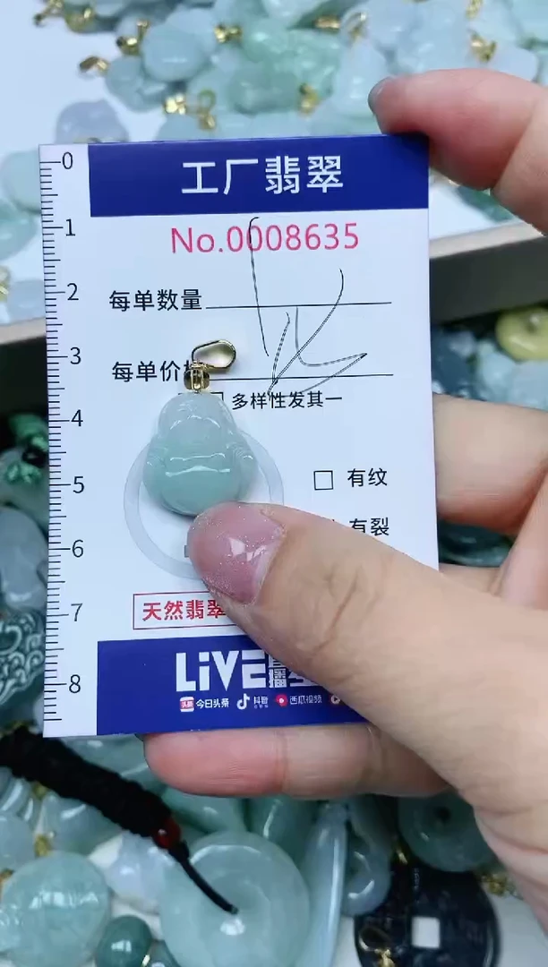 【闪购商品】翡翠吊坠(不含链)未镶嵌翡翠