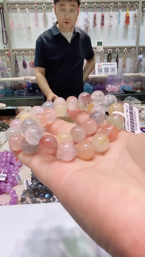 未镶嵌手串水晶多样性发其一12+