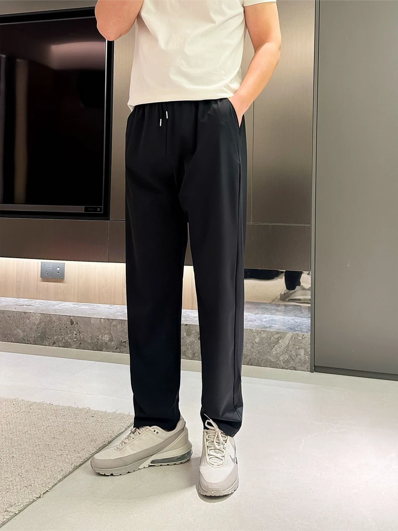 099男女同款休闲裤百搭情侣透气薄款宽松直筒裤