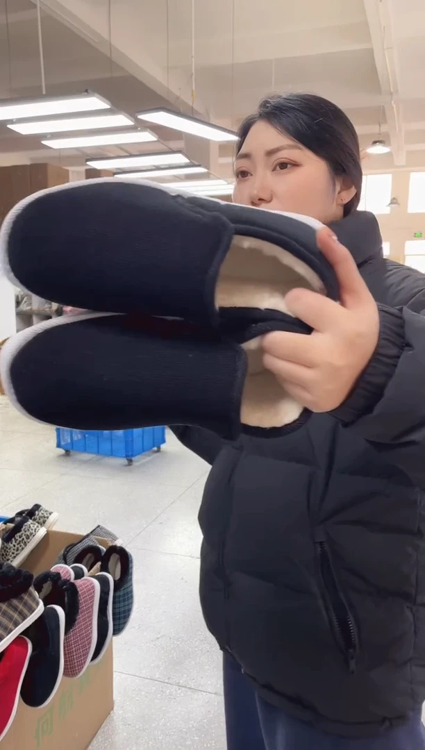 手纳底黑色棉鞋41码