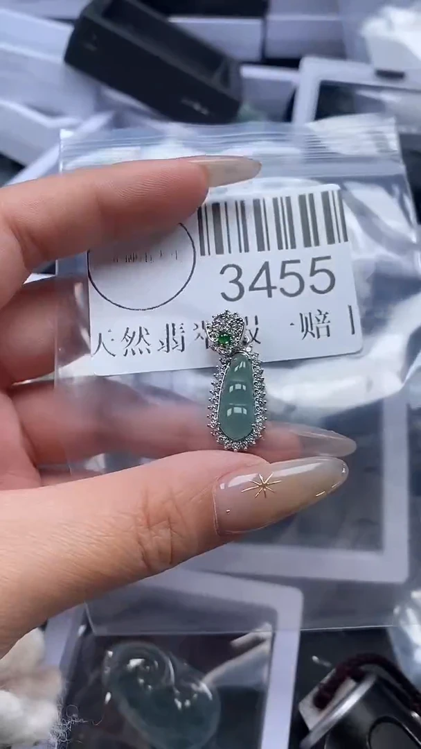 颈饰未镶嵌翡翠3455