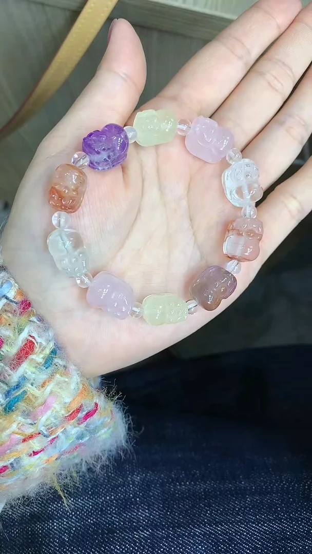 未镶嵌手串水晶5多宝貔貅手串