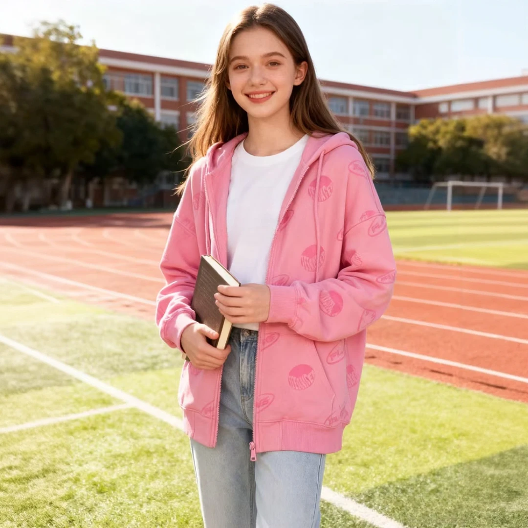 F9-1022界青少年秋冬加薄绒长袖卫衣(WWKZ8658)