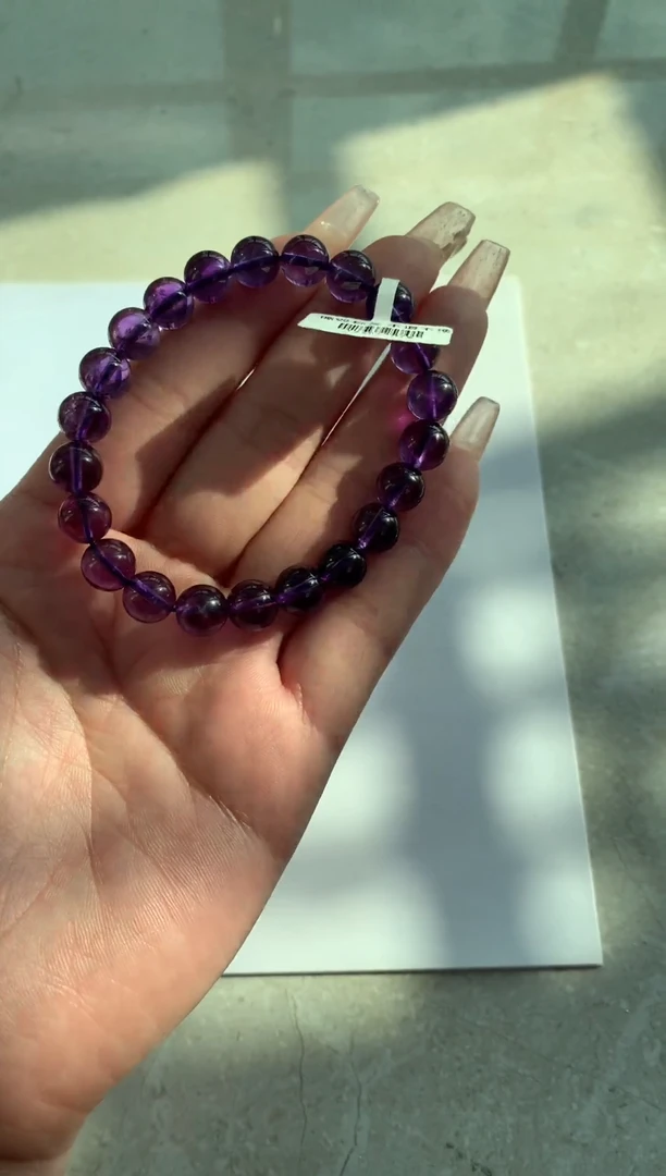 【闪购商品】水晶手串未镶嵌9+乌拉圭紫水晶