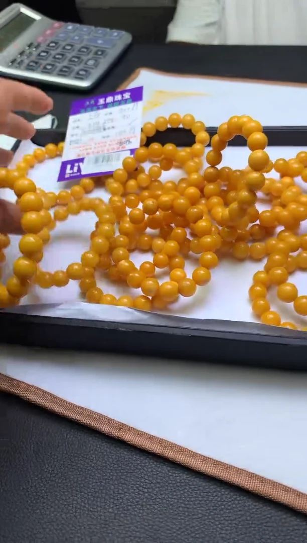 未镶嵌蜜蜡手串多样性发其一-F0182251