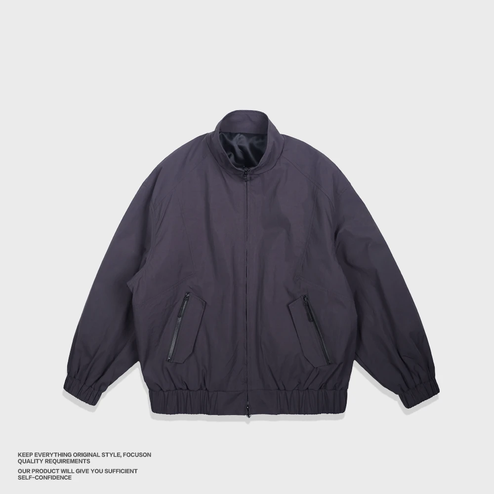 巴图风 / 立领拉链风衣夹克休闲外套