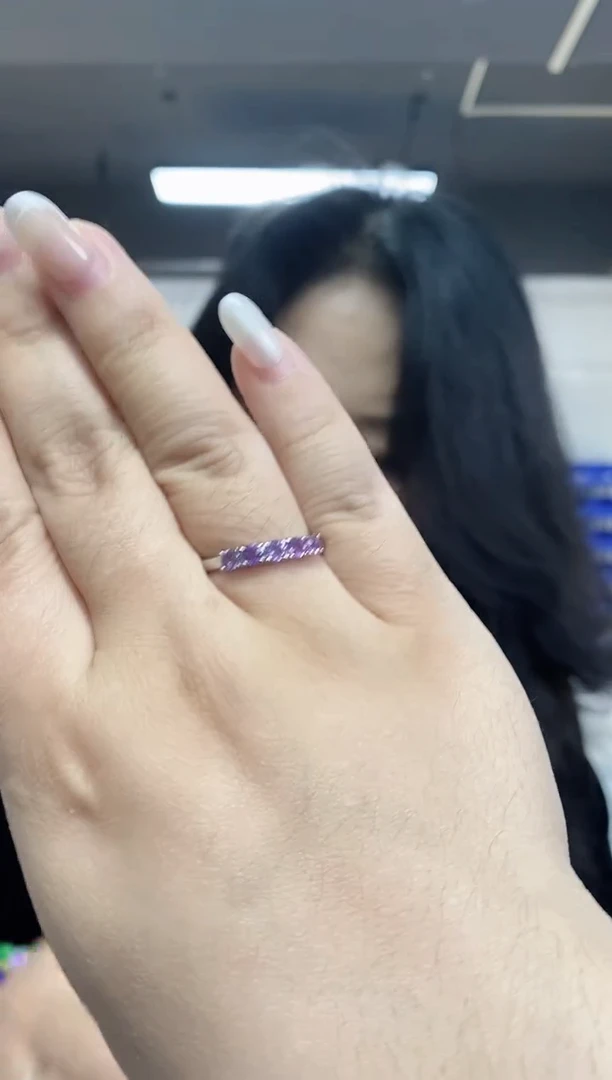 【闪购商品】水晶戒指未镶嵌多样性发其一颜色微差