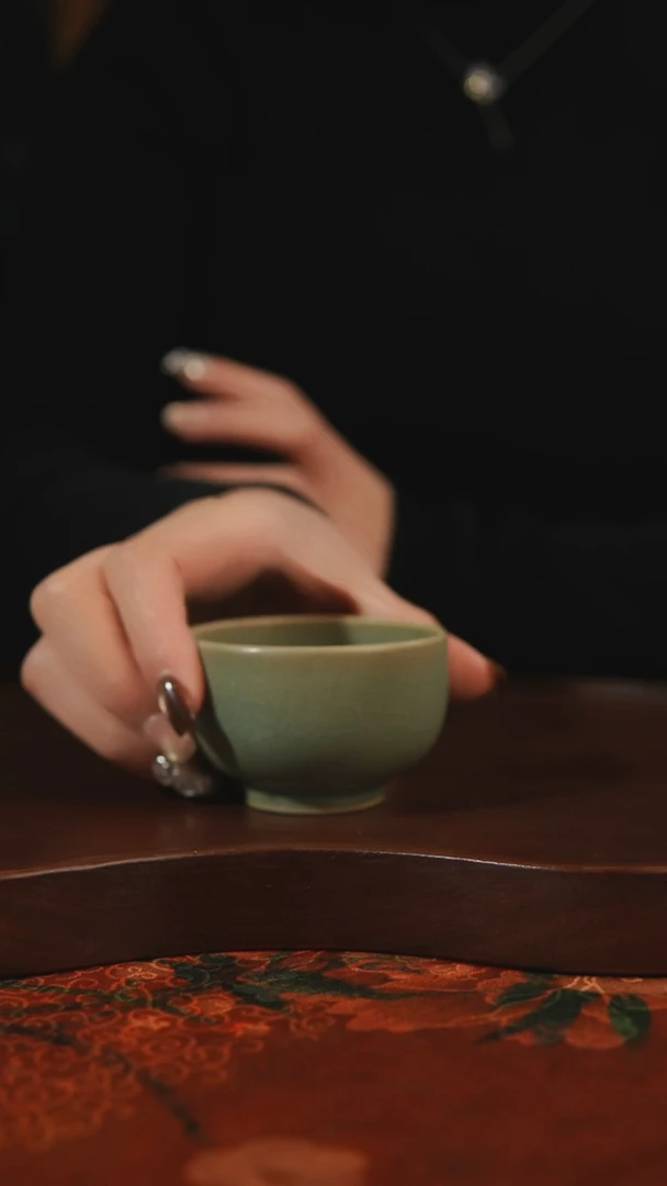 杯子瓷汝州原产地原矿仿古老釉q0151